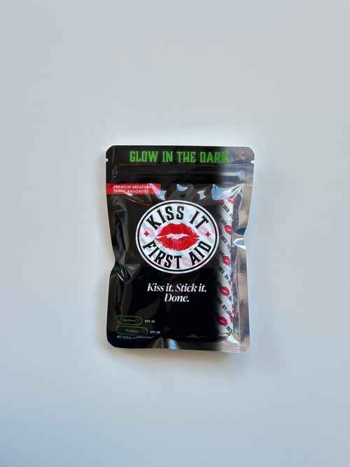 Glow in the dark marine animal bandages